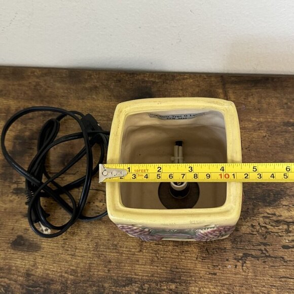 Scentsy Pinecone Wax Warmer No Lid, Tested Fall Rustic Retired 5" Height - Picture 11 of 15